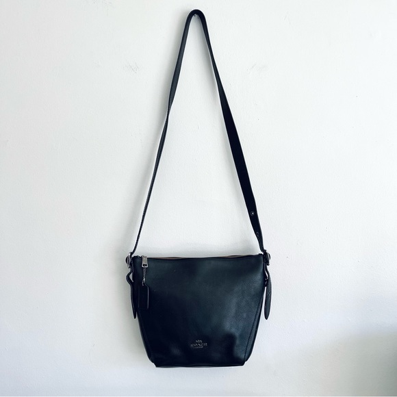 Coach Bags Coach Dufflette Pebble Leather Crossbody Bag In Black Poshmark